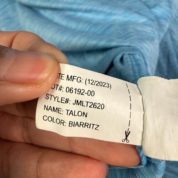 Johnnie O Talon Hoodie Mens XL Blue Biarritz Featherweight Performance Golf UPF - Picture 4 of 8